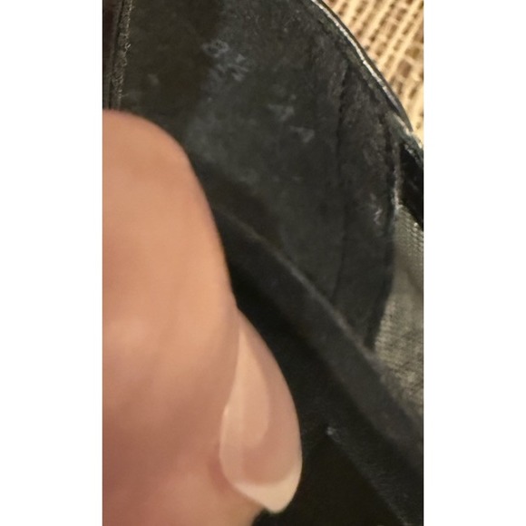 Stuart Weitzman Woven Mesh Point Block Heel Pumps Grey Silver Black Sz-8.5AA New - Picture 8 of 13